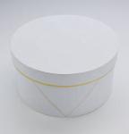 Round Biodegradable Luxury Paper Gift Box Custom Color For Marble Rose