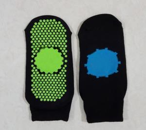 Quality Custom logo, design club Trampoline Anti-Slip Non-Skid Floor jump Socks wholesale