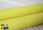 Acrylic Fiberglass Fire Blanket Fabric Yellow 15OZ 3732 Anti Corrosion Chemical