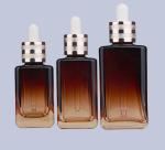 Transparent Glass Foundation Pump Bottle 40ml 80ml Makeup Pump Dispenser