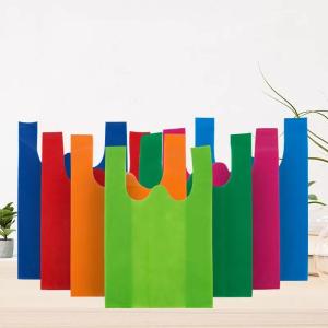 Quality Reusable Die Cut Non Woven Bags Eco Friendly Customized Color wholesale