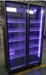 Small Size Bar Restaurant Wine Vertical Display Freezer Glass Door Display
