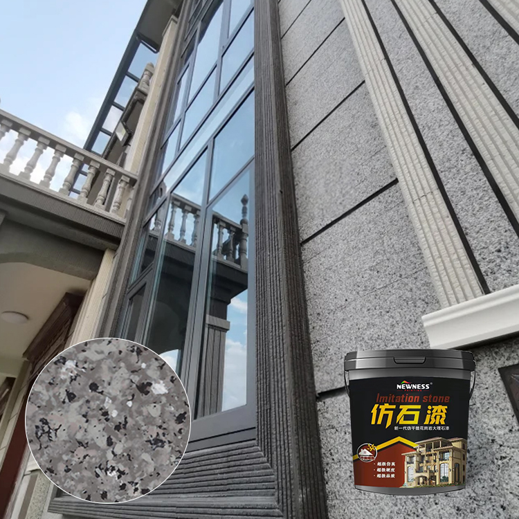 Upgrade Your Walls with Eco-Friendly Matt Coating Wall Stone Paint 80% Solid Content