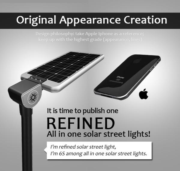 Integrated Solar Led Street Light, High Quality Integrated Solar Led Street