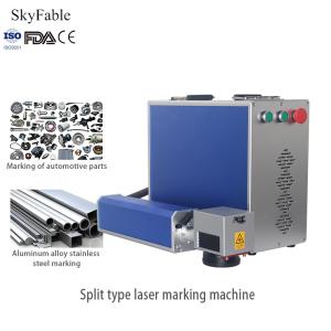 Quality High Speed Split Laser Marking Machine 50W Metal Fiber Laser Marking Machine wholesale