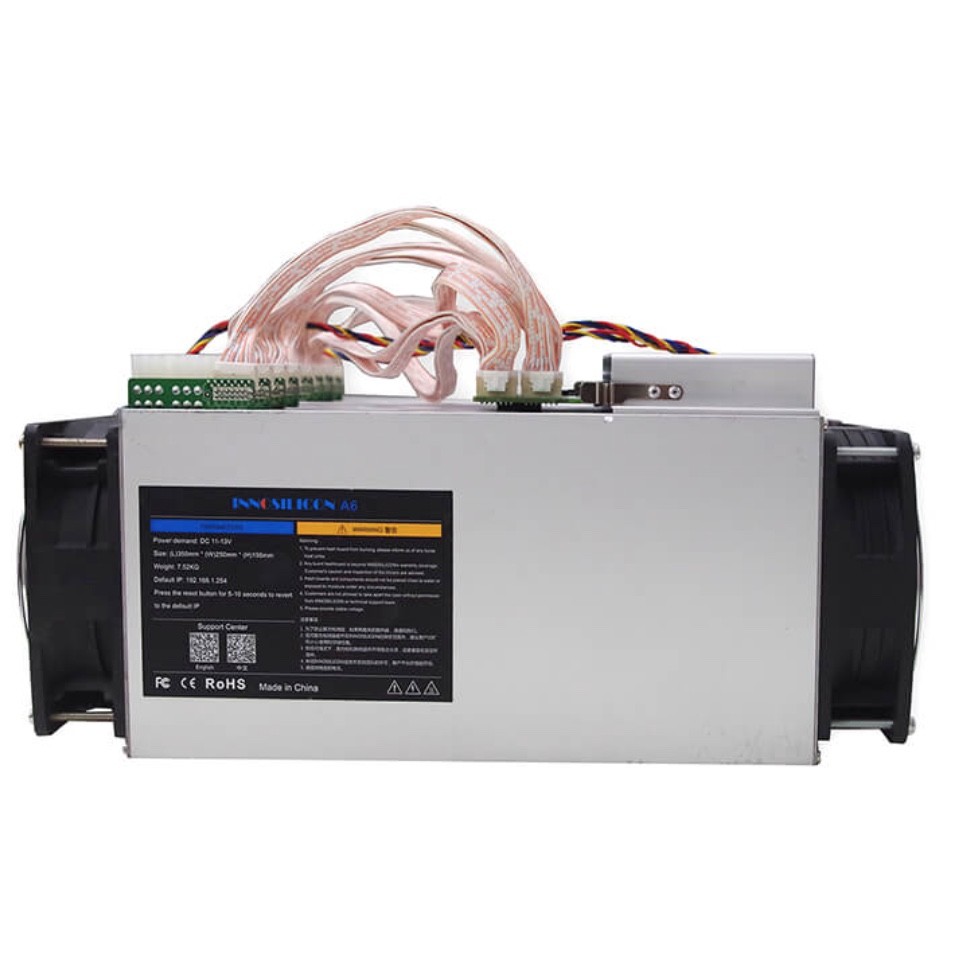Asic Bitcoin Earning Machine , 1500W 1.23gh/S Innosilicon A6 Miner