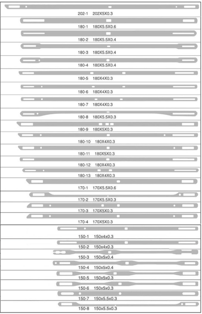 Drop Jacquard Wire Heald For High Speed Automatic Needle Loom Machine