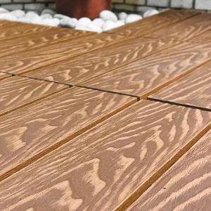 Quality Waterproof Snap Together Wood Tiles Decking Low Maintenance wholesale