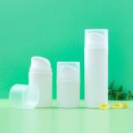 Recyclable Cosmetic Airless Pump Bottles in Amber for Eco-Conscious Packaging