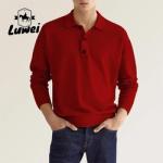 Personalised Adult Cotton Polo T Shirts Collar Business Anti Wrinkle