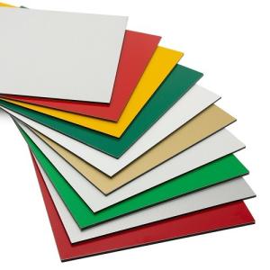 Quality Gold Mirror 3mm Aluminum Panel For Advertising Board Printing wholesale