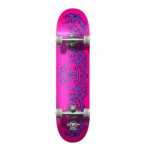 Quality YOBANG OEM The Heart Supply Bam Margera Bamily Pink / Purple Complete Skateboard - 7.75&quot; x 31.5&quot; wholesale