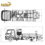 PTO Driven Truck Mounted Concrete Line Pump AI-50CLPP 40M³/H For Australia