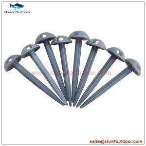 Quality 9.5 cm Plastic groundsheet tent peg tent stake tent accessory wholesale