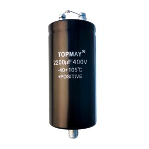 Quality 105C Aluminum Screw Terminal Electrolytic Capacitor 2200UF 400V wholesale
