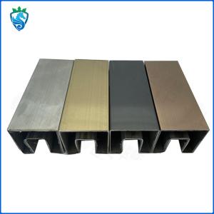 Quality Frameless Glass Aluminum Handrail Track Floor Trough Guardrail Card Slot wholesale
