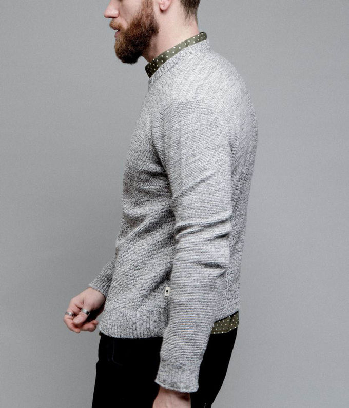 Adult Easy Crochet Pullover Sweater , Marl Texture Lightweight Pullover Sweater