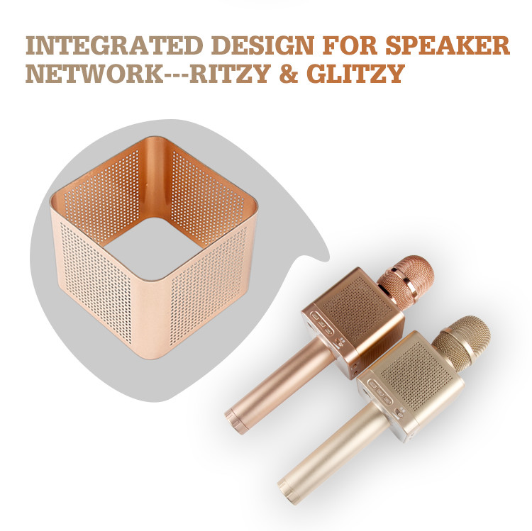 2017 new products Micgeek Q10S / Q9S improved version with 4 speakers home karaoke microphone speaker wireless