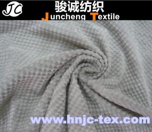 Quality 100% Polyester Knitting Weft Pineapple Fabrics French Velvet fabric for sofa/ upholstery wholesale