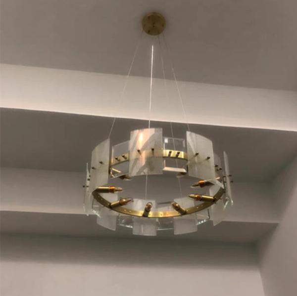 luxury glass crystal personality modern simple big chandelier Anabel Chandelier