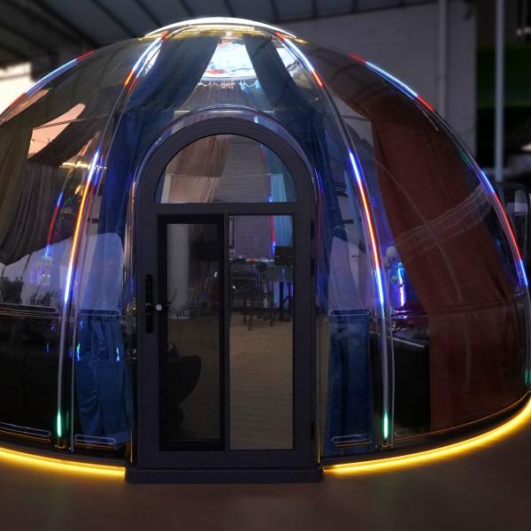 Best Price Full House Outdoor Full 360°Transparency Bubble Tent Clear Prefab PC