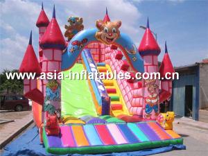 Quality Customized Inflatable Dry Slide In Teddy Bear Design For Sale wholesale