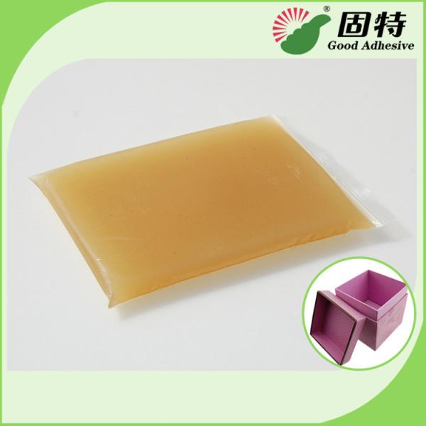 Environment Light Amber Solid Gums Glue For Shirt Packaging Box , Hot Melt