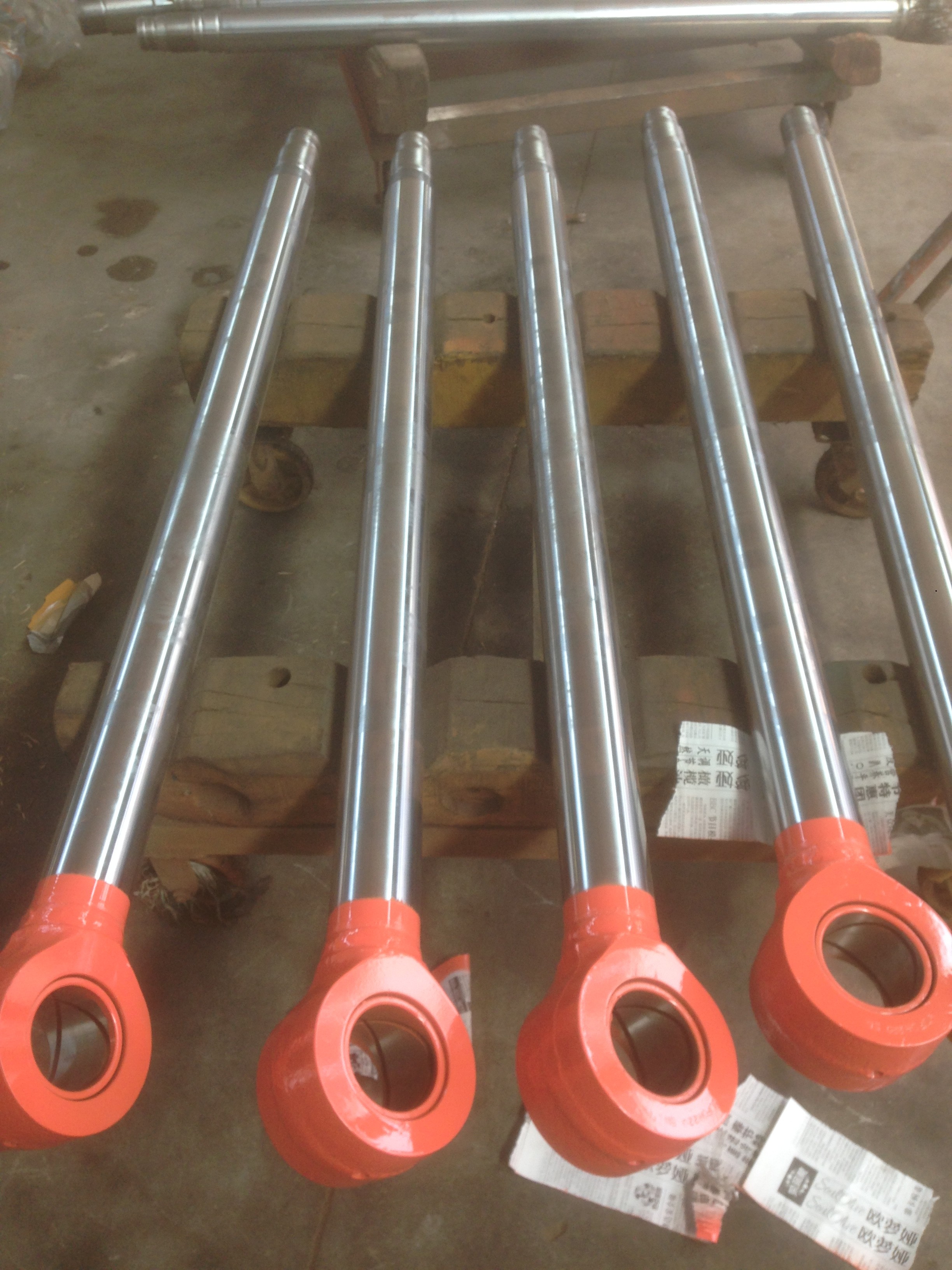 Doosan DH220-5 bucket hydraulic cylinder rod，Doosan hydraulic stick cylinder parts