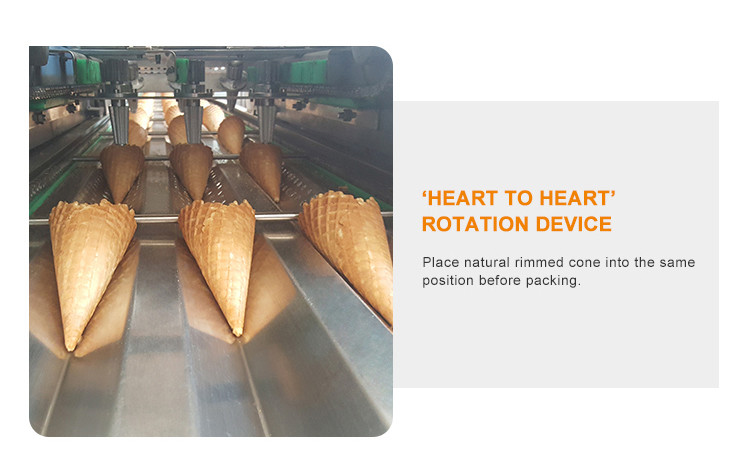 5kg / Hour Sugar Cone Production Line Cone Making Machine With 51 Baking Plates