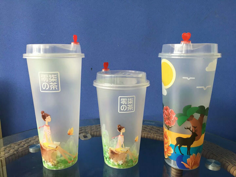 Plastic 3D Lenticular Cup Strong Tear Resistance Customized Transparent