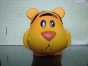 Quality Cute Plastic Tiger Money Kids Piggy Banks 13.5cm Length X 10cm Height X 10cm Width wholesale