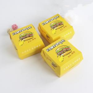 Quality Bulk Sustainable Paperboard Parcel Burger Box Containers Recycled Materials wholesale