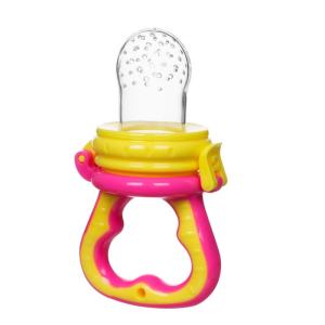 Quality White Non Sticky Baby Silicone Teether Durable Nontoxic wholesale
