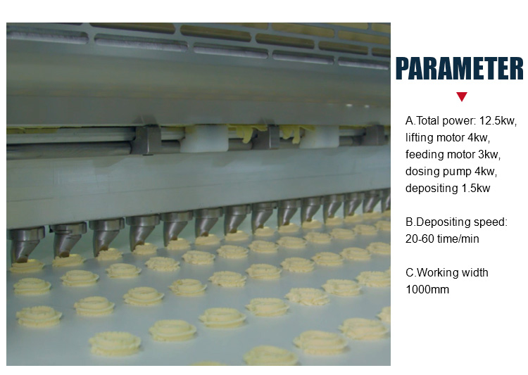 New Design Cookie Forming Chocolate Biscuit Making Machine For Biscuit Product Line