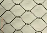 Rhombus Shape Flexible Mesh Netting Inter Woven AISI316 Material 7x7 / 7x19 Size