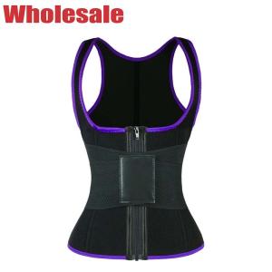 Quality Elastic Belt Zipper Closure Workout Waist Trainer Vest Women'S Plus Size wholesale