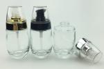 Liquid Emulsion White 30ml Glass Empty Essence Bottle