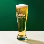 Handmade 18Oz Tall Pilsner Beer Glasses Clear 510ml Mouth Blown Customized