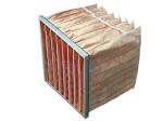 Ultra Fine 98% 0.5um Pocket Air Filter High Temperature Resistant