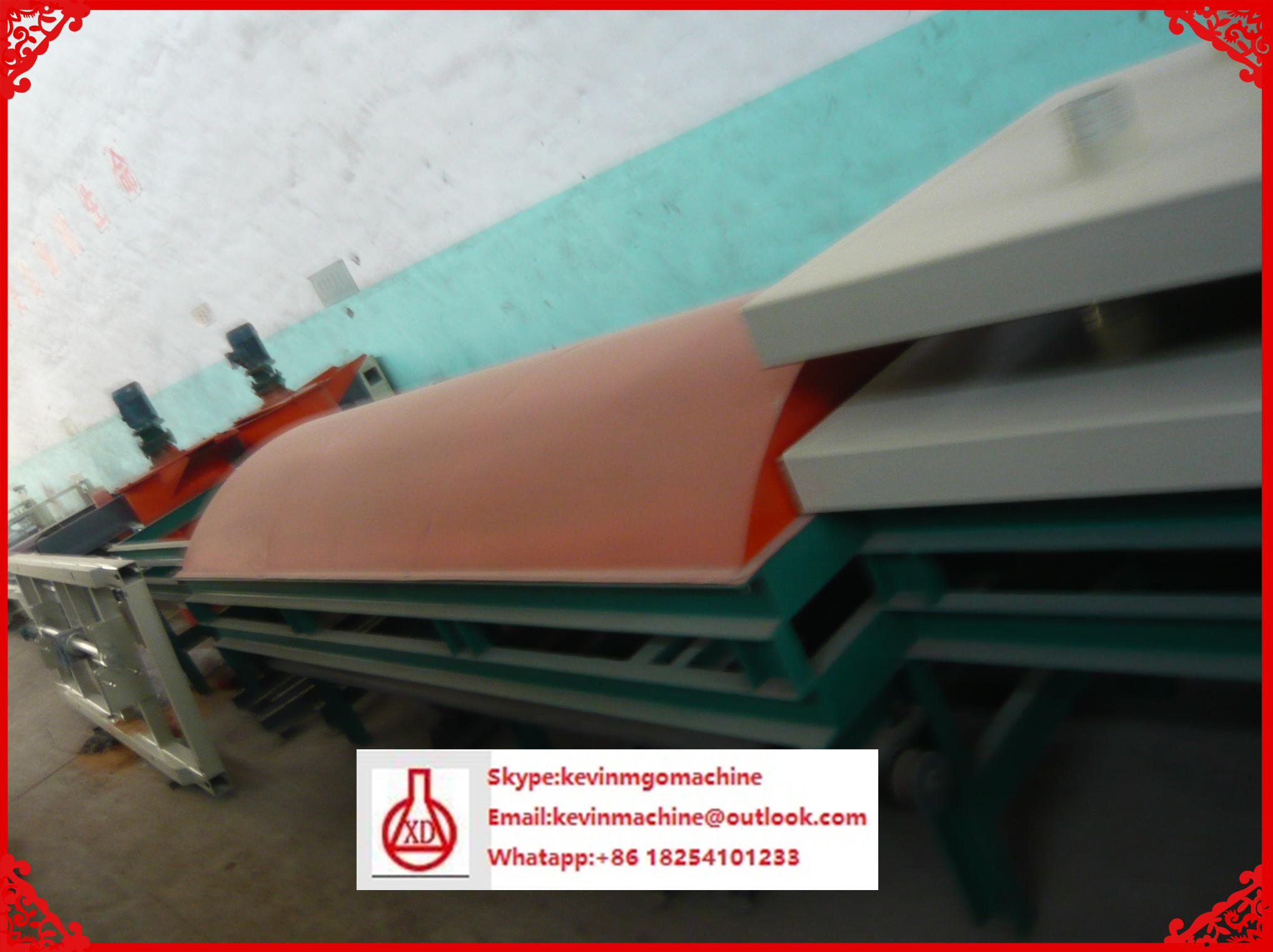 Fiber Cement Board Making Machine , Full Automatic EPS Sandwich Panel Production Line