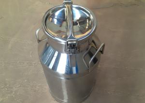 Quality Stainless Steel Liquid Storage Tanks / Milk Cans / Milk Bottles , FDA Certificate Approved wholesale