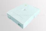 White Fiber Optic Termination Box 2 Ports 86 x 86 Size SC Adapter