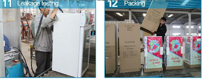 120L Drink Show Case Cooler front open Cooler Displayer