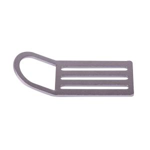 Quality 9*3.7cm 316ss D-SHAPE buckle pre-bent webbing D-ring weight belt keeper for diving wholesale