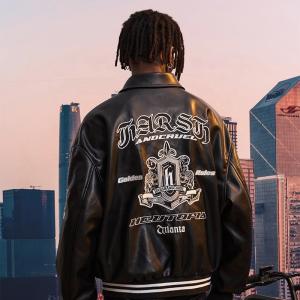 Quality Customizable Unisex Varsity Jacket Mens Streetwear Stretch OEM Service wholesale