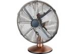 Oil Rubbed Bronze Metal Desk Fan Aluminum Motor 4 Blade / Retro Electric Fan
