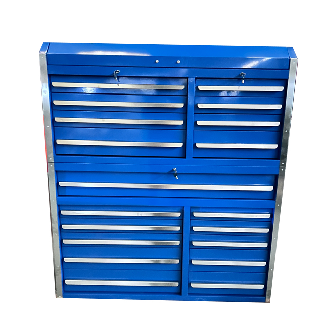 Car Repair Garage Workshop 56 Inch Brown Tool Trolley Cabinet with Heavy Duty Metal