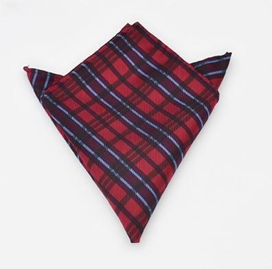 Solid Color Men's Handkerchief Cotton Pocket Square Scarf for Professional