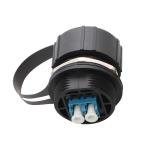 Waterproof IP67 ODVA LC Duplex Fiber Optic Adapter