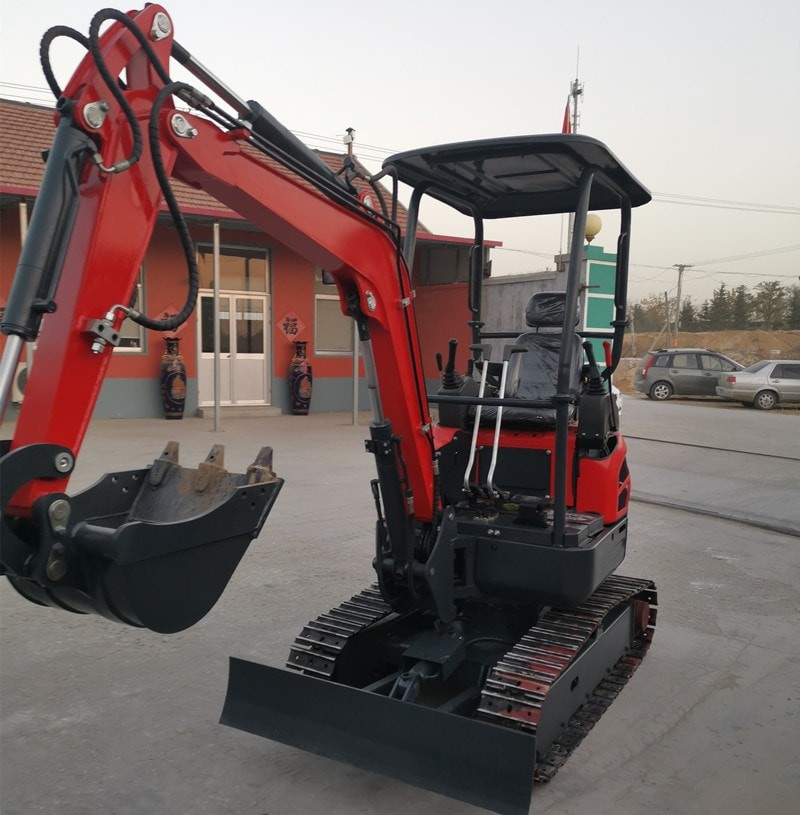 Trench excavator Yanmar engine zero tail swing mini excavator 2ton digger excavator with boom swing